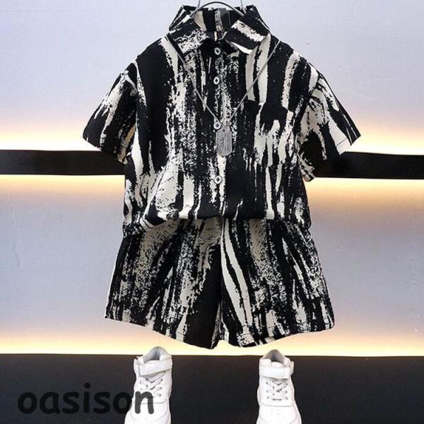 ■ 品名：キッズ上下セット(半袖)■ 素材：ポリエステル■ カラー：全2色■ サイズ：90-150toothi-storeの検索ワード：キッズ上下セット　女の子　男の子　2点セット　3点セット　パーカー　パンツ　セットアップ　　カジュアル　...