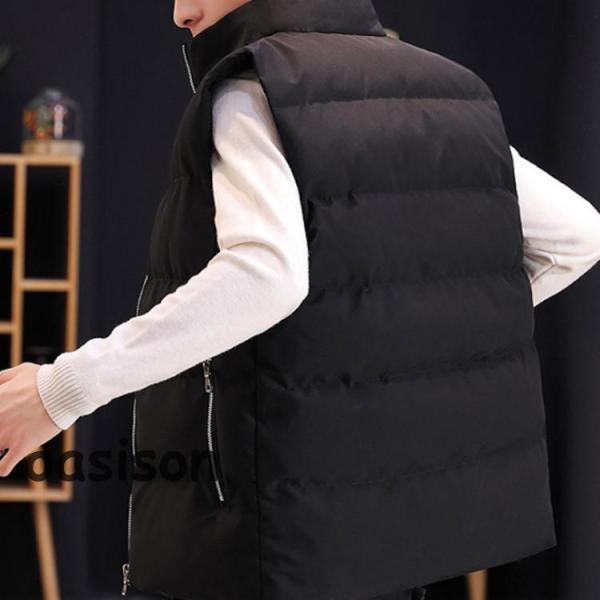 中綿ベスト ダウンベスト 2色 L-4XL リバーシブル 防寒 23zm378 中綿ベスト メンズ 中綿ダウンベスト 両面着えるベスト 大きい