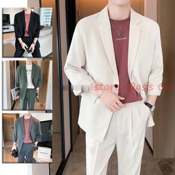 紳士ジャケット メンズ テーラード 40 50代 ブレザー スーツ 紳士服 カジュアル