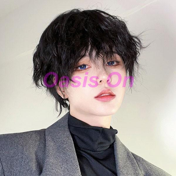 [ セット内容 ]ウィッグ/ヘアネット【※こちらの商品は、個人差等ございますので、商品ご到着後、お客様ご自身より手くしやカット等多少の調節が必要な場合もございます。】「記載のないアクセサリー　小物等は付属しません」[ カラー ]ブラック[ ...