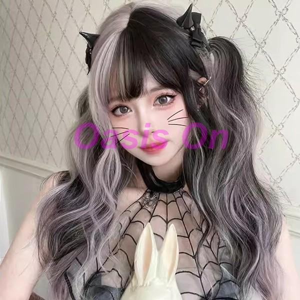 ウィッグ メッシュ レディース フルウィッグ ロング 巻き髪 前髪あり