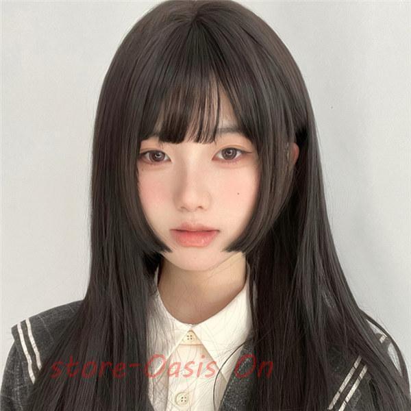 ウィッグ ロング セミロング ストレート ミディアム レディース かつら