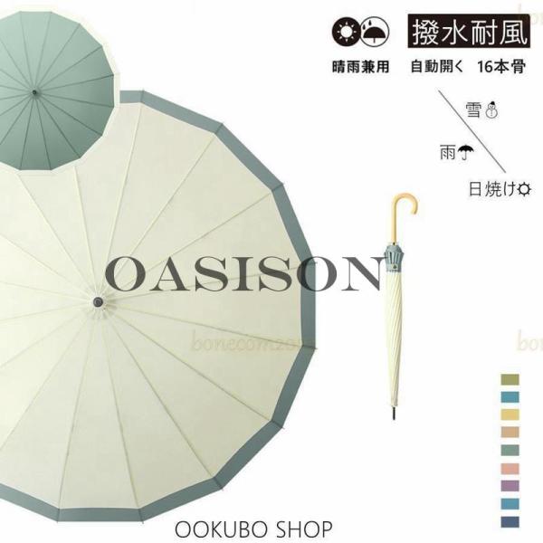 名称：高級感溢れるOOKUBO竹製傘　重さ：450gカラー：ネイビー/グリーン/ブルー/イエロー素材：ポリエステル+金属+竹サイズ：86*121ｃｍ【高級天然竹グリップ】ハイクォリティ傘のポイントであるグリップには高級感漂う天然竹を使用して...