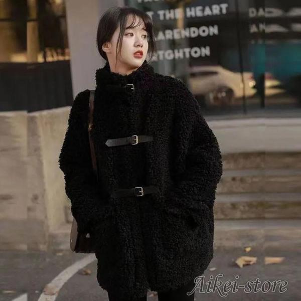 秋冬 レディース ファーコート 毛皮コート ボアジャケット ボアコート