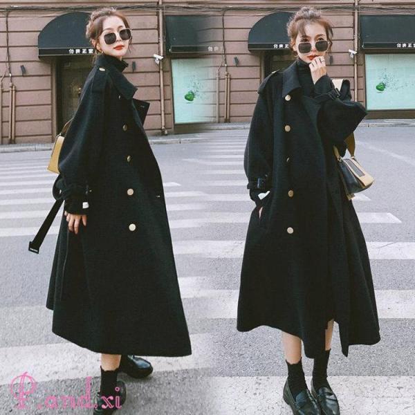 チェスターコート 秋冬 レディース ロングコート ラシャコート コート ラシャ アウター 膝丈 ミディアム丈 カジュアル ファッション 無地 黒 大きいサイズ 30代 40代 きれいめ OL 通勤 オフィス ビジネス 着痩せ 秋 冬 あったか チェスターコート レディース 秋冬 40代 黒 ロング丈 ラシャコートひざ