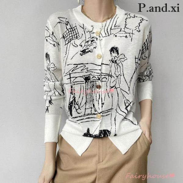 ゴルフ レディース UTAA ユタ セーター カーディガン 長袖（ホワイト） ゴルフ レディース UTAA ユタ セーター カーディガン 長袖