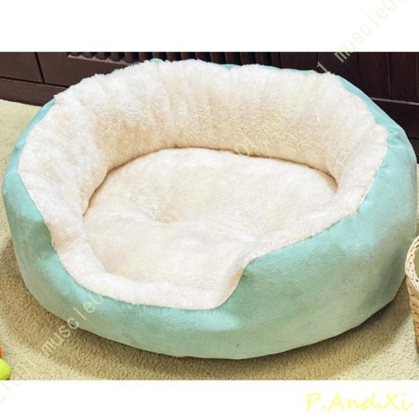ペット ベッド 丸型 クッション 猫用 小型犬用 寝床 ペットソファ 滑り