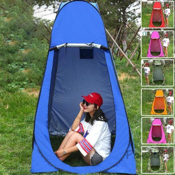 ■品名：着替えテント■素材：ポリエステル+スチ?ル■タイプ：全13タイプ■サイズ：写真参考シーン：アウトドアや釣り、着替えなどレジャーや海水浴、キャンプなどでの着替えに、目隠しとなるテントがあると便利！女性やお子様でも１人で簡単に設営できる...