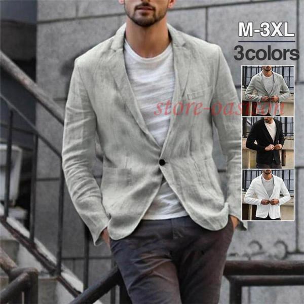 テーラードジャケット メンズ ビジネスジャケット 春 夏 カジュアル