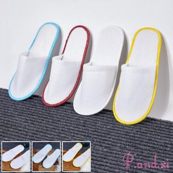 【品名】：使い捨てスリッパ【素材】: ポリエステル   【カラー】：全3色【サイズ】: 28*11CM【生産地】：中国検索ワード：スリッパ 使い捨て 業務用 厚手 軽量 使い捨て スリッパ 入院 介護 アメニティ 簡易スリッパ 清潔 便利 ...