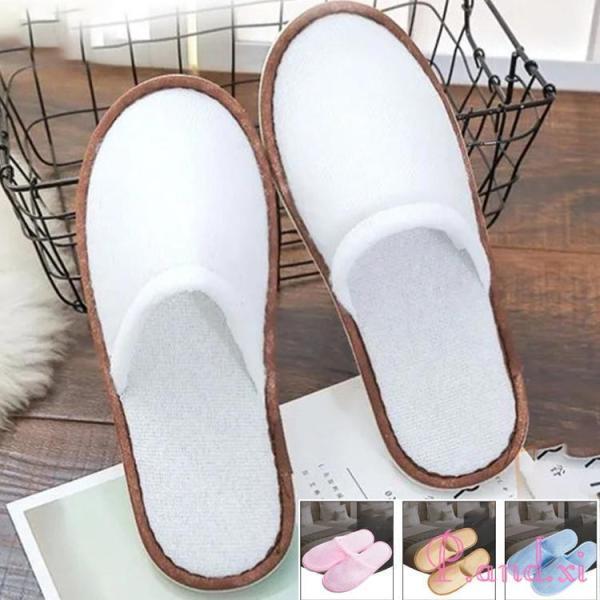 【品名】：使い捨てスリッパ【素材】: ポリエステル/リンネル【カラー】：全6色(2タイプ)【サイズ】: 28*10.5CM【生産地】：中国検索ワード：スリッパ 使い捨て 業務用 厚手 軽量 使い捨て スリッパ 入院 介護 アメニティ 簡易ス...