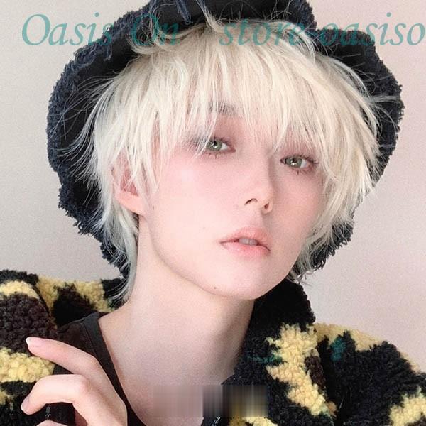 [ セット内容 ]ウィッグ/ヘアネット【※こちらの商品は、個人差等ございますので、商品ご到着後、お客様ご自身より手くしやカット等多少の調節が必要な場合もございます。】「記載のないアクセサリー　小物等は付属しません」[ カラー ]ベージュ[ ...