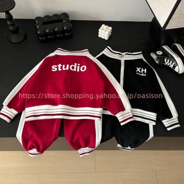 キッズ セットアップ 子供服■素材：綿、その他。【ご注意】※縫製から余分な糸が出てることがございます。（お客様で切って頂く様お願いしております。）※商品によりそれぞれの加工感が異なりますので、掲載している画像とお届けする商品の加工感に違いが...