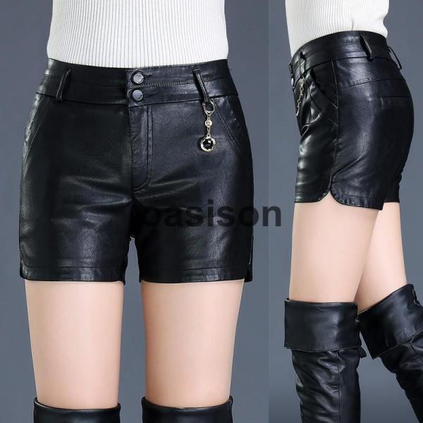 素材：PUレザー、ポリエステルサイズ：M(20) ウエスト66 ヒップ86 モモ幅50 着丈33ｃｍL(21) ウエスト69 ヒップ89 モモ幅52 着丈33ｃｍXL(22) ウエスト73 ヒップ93 モモ幅54 着丈33ｃｍ2XL(23)...