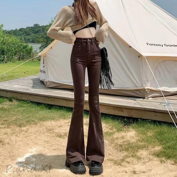 フレアパンツ レディース ベルボトム ブーツカット 春 夏 秋 冬 デニム