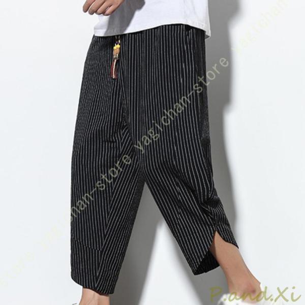 クロップドパンツ メンズ ハーフパンツ テーパードパンツ 春夏秋 ひざ下 七分丈 大きいサイズ 20代 30代 40代 50代 ハーフパンツ サルエルパンツ