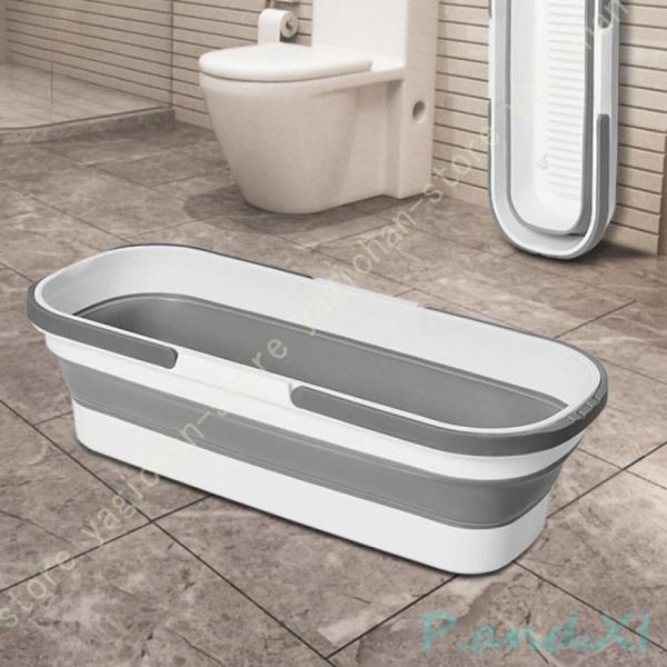 折り畳みバケツは体積が小さく、軽量であり、持ち運びが簡単、無毒無害、非常に折りたたみやすく、収納に便利。め水圧に負けず丈夫で水漏れしません。非常に軽く、簡単に折りたたみ可能で、かなりの重さを支え、同時に自立式でもあります！    使わない時...