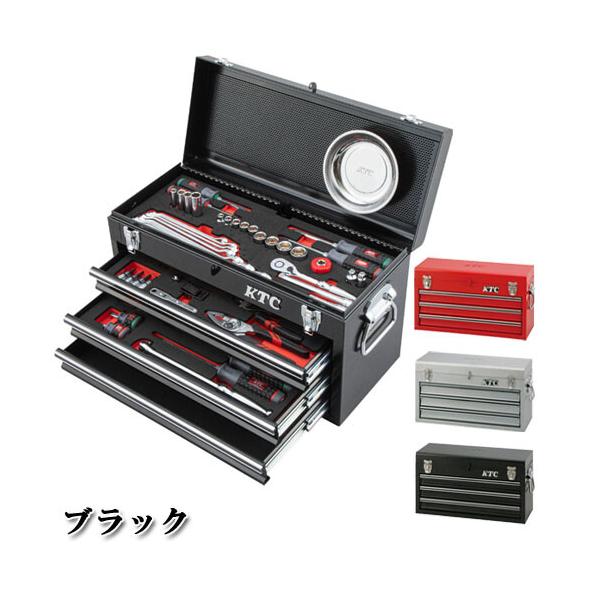 ツールセット チェストタイプ ブラック SK36624XBK KTC 66点入り 9.5sq 