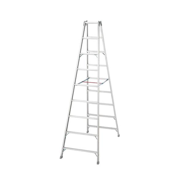 長尺脚立 9尺 天板高さ2.6m 軽量アルミ製 TOP-27b ハセガワ（長谷川