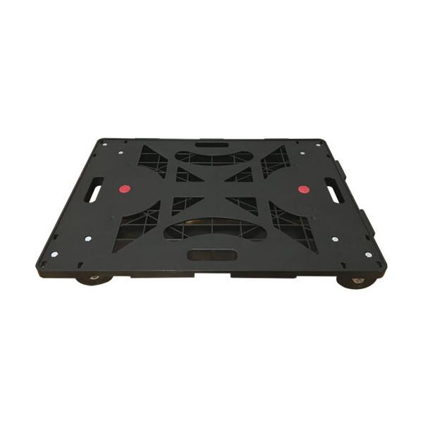 送料無料 日東台車 台車 平台車 樹脂製 連結台車 倉庫 流通 荷物 梱包 パレット ビッグ 業務用 家庭用 スマート連結平台車 BIG 2個セット NTRB-G75BK 日東 70×50×12cm 均等荷重150kg パレット型連結【個人...