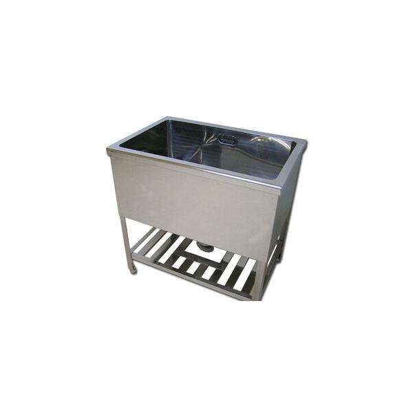 トリミング用ドッグバス ステンレス製 W900×D600×H900深350 株式会社