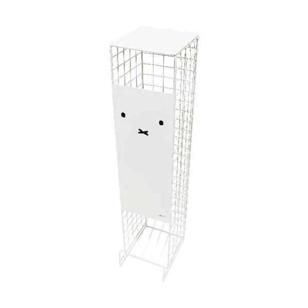 オカトー(Okato) DickBuruna トイレットペーパーストッカー 5ロール 顔だけミッフィー miffy 幅13×奥行17×高さ60cm ・サイズ:幅13×奥行17×高さ60cm・材質:本体/スチール(粉体塗装)