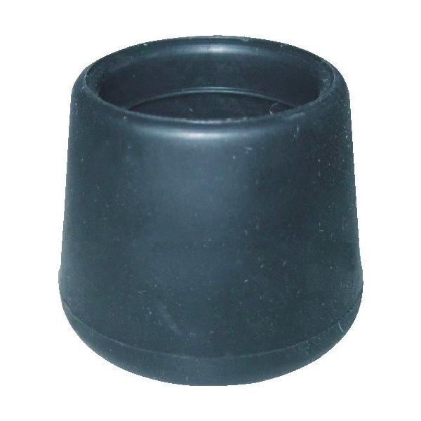 TRUSCO(トラスコ) イス脚キャップ 19mm 黒 4個組 TRRCC19BK ・ゴム・内径(mm):φ19・商品名:イス脚キャップ(黒・丸)・色:黒・高さ(mm):