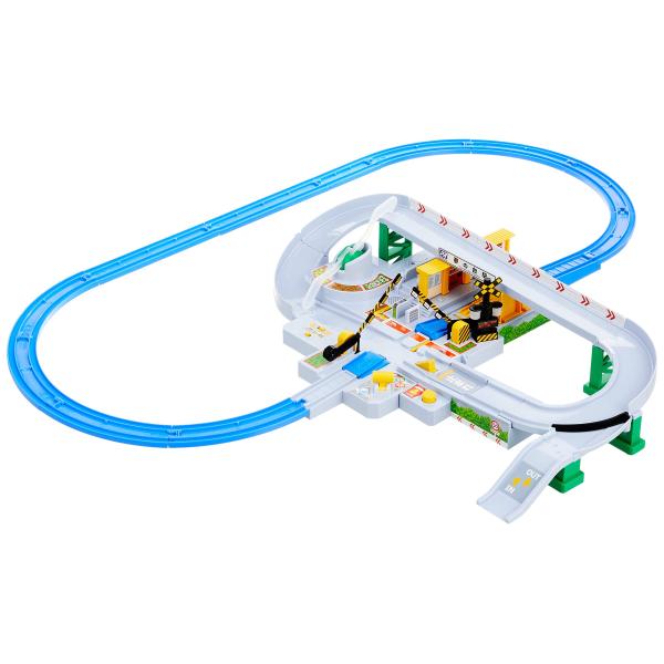 タカラトミー(TAKARA TOMY) プラレール トミカと遊ぼう くるぞわたるぞ カンカン踏切セット W470×H310×D110mm