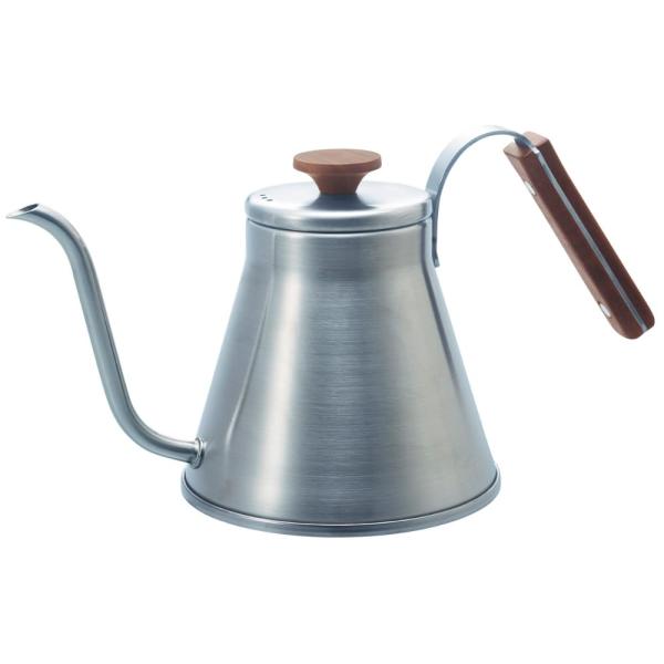 HARIO(ハリオ) V60 ドリップケトル・ウッド 実用容量800mL 直火/IH対応 シルバー