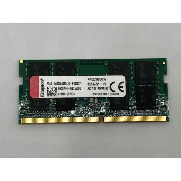 中古DDR4-2666 PC4-21300 32GBモジュールメモリノートPC用メモリ仕様容量：32GBタイプ：DDR4 non-ECC ノートPC用メモリ※画像のメモリはサンプルになりますチップやブランドは指定できませんMemtest86...