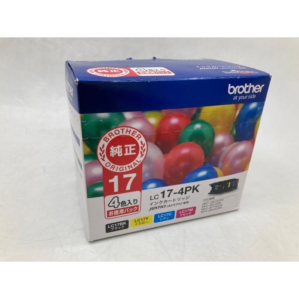 ブラザー工業 brother LC17-4PK マルチパック 4色入り 純正インク