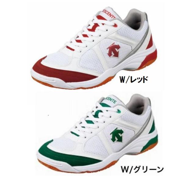DESCENTE バレーボール審判シューズ　27cm DESCENTE（デサント） 【送料無料】滑るの嫌 生ゴム底 DST100T 赤 緑 n