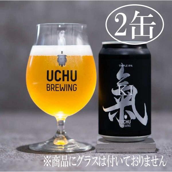 うちゅうブルーイング　KI　気　350ml　2缶　宇宙ビール　　　