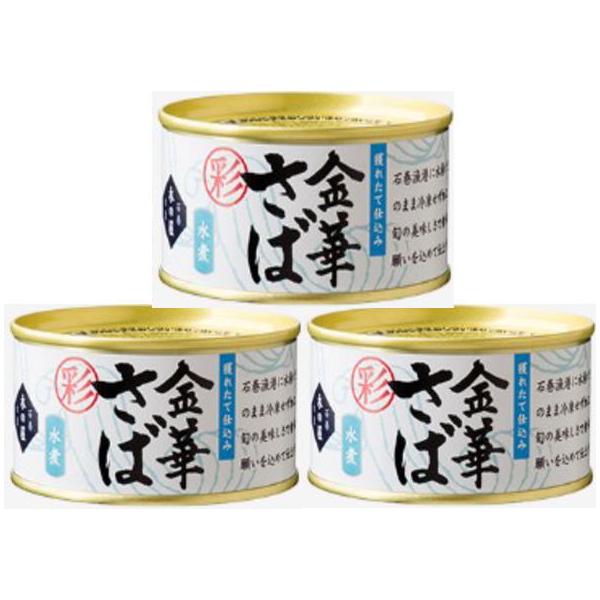 木の屋石巻水産　金華さば水煮 缶詰 「彩」 T2(170g) 3缶