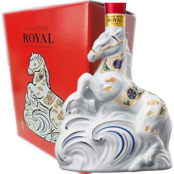 2026ローヤル干支ボトル　馬　２本セット Amazon.co.jp: サントリー ローヤル 干支ボトル 2本セット 午歳 600ml
