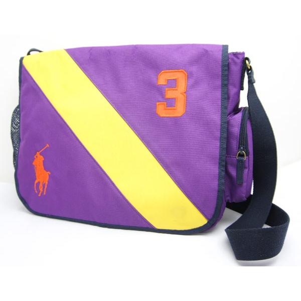中古 美品 RalphLaurenラルフローレン メッセンジャーバッグ 