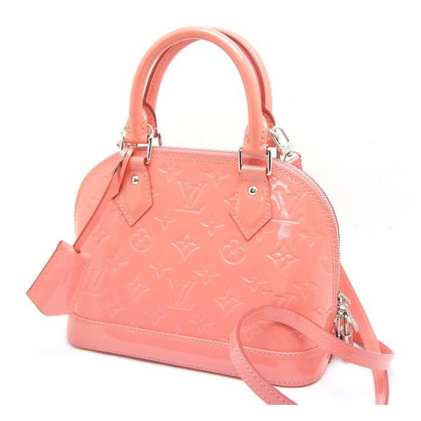 中古 美品 LOUIS VUITTON ルイ ヴィトン モノグラム ヴェルニ アルマBB 