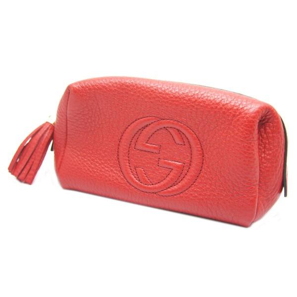 GUCCI 中古 美品 GUCCIグッチ ソーホー タッセル付きポーチ 308636 