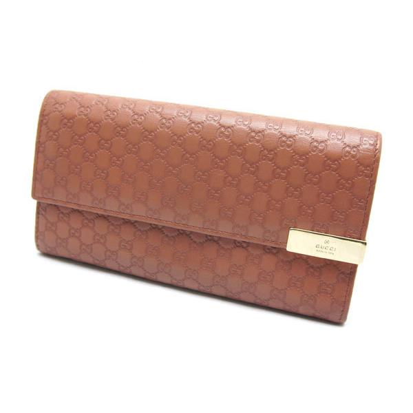 GUCCI 中古 良品 GUCCIグッチ マイクログッチシマ 長財布 291099 