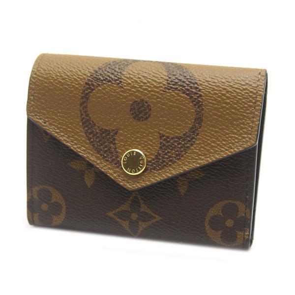 中古 美品 LV ルイヴィトン モノグラムジャイアントリバース 三つ折り