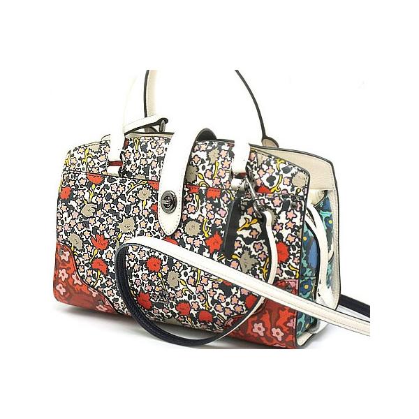 コーチ　ほぼ未使用品 COACH コーチ ミニエンパイア キャリーオール ハンドバッグ 2way