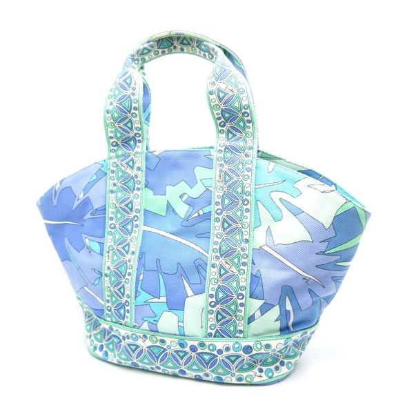 Emilio Pucci エミリオプッチトートバッグ 総柄キャンバス 大容量