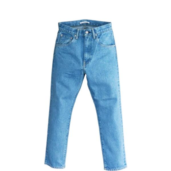 30％COUPON配布中 HATSKI / Loose Tapered Denim -Used-Ice Blue HTK 