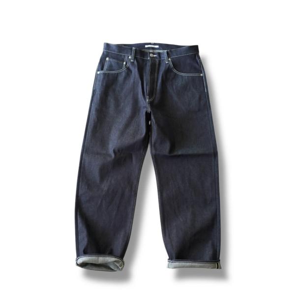 HATSKI ハツキ HTK-Denim03 Wide Tapered Denim -One Wash- ワイド 