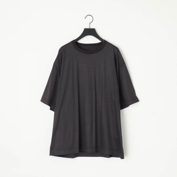 KANEMASA PHIL カネマサフィル 36G Wool S/S Tee CHARCOAL 36