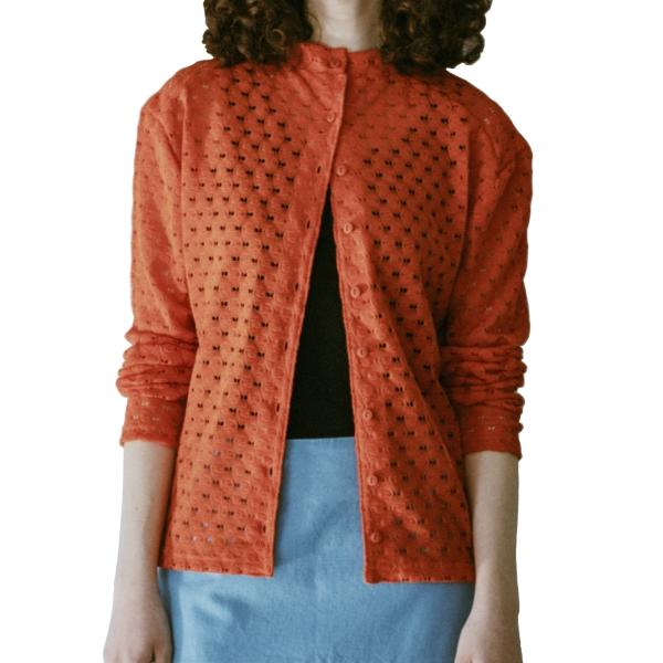 MEYAME 予約商品 COUPON配布中 / FRONT & BACK LACE PULLOVER ORANGE 