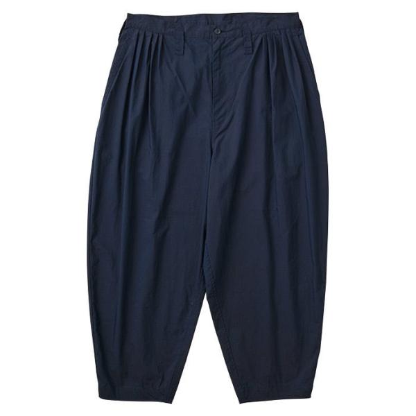 PORTER CLASSIC POPLIN BEPOPパンツ ネイビーL Porter Classic POPLIN BEBOP PANTS - ポータークラシック