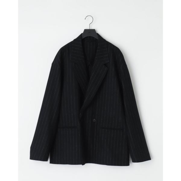 KANEMASA PHIL カネマサフィル 36G Wool Stripe Double Jacket ウール