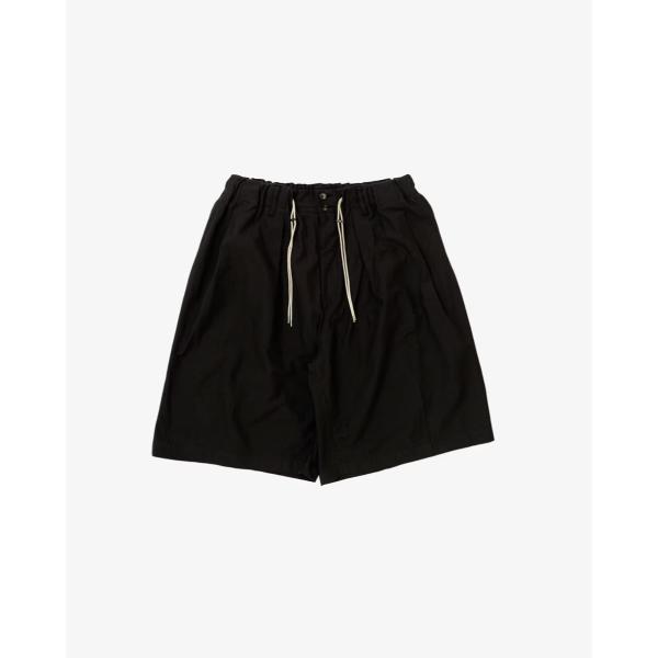 シアージ　ショーツ Sillage シアージ circular short pants back satin anthracite