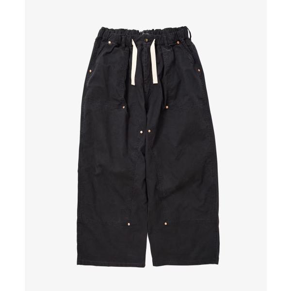 Sillage シアージ painter pants super duck faded black ペインター